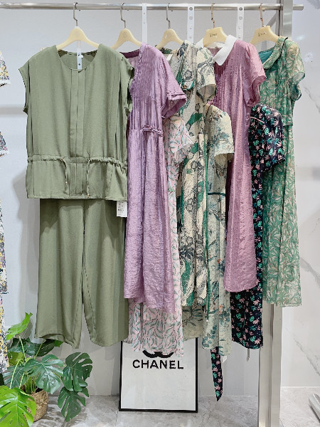 女裝品牌2025夏季新品深圳高端定制芭蒂璐棉/萊賽爾/醋酸