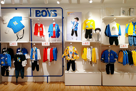 铅笔俱乐部童装品牌店铺展示
